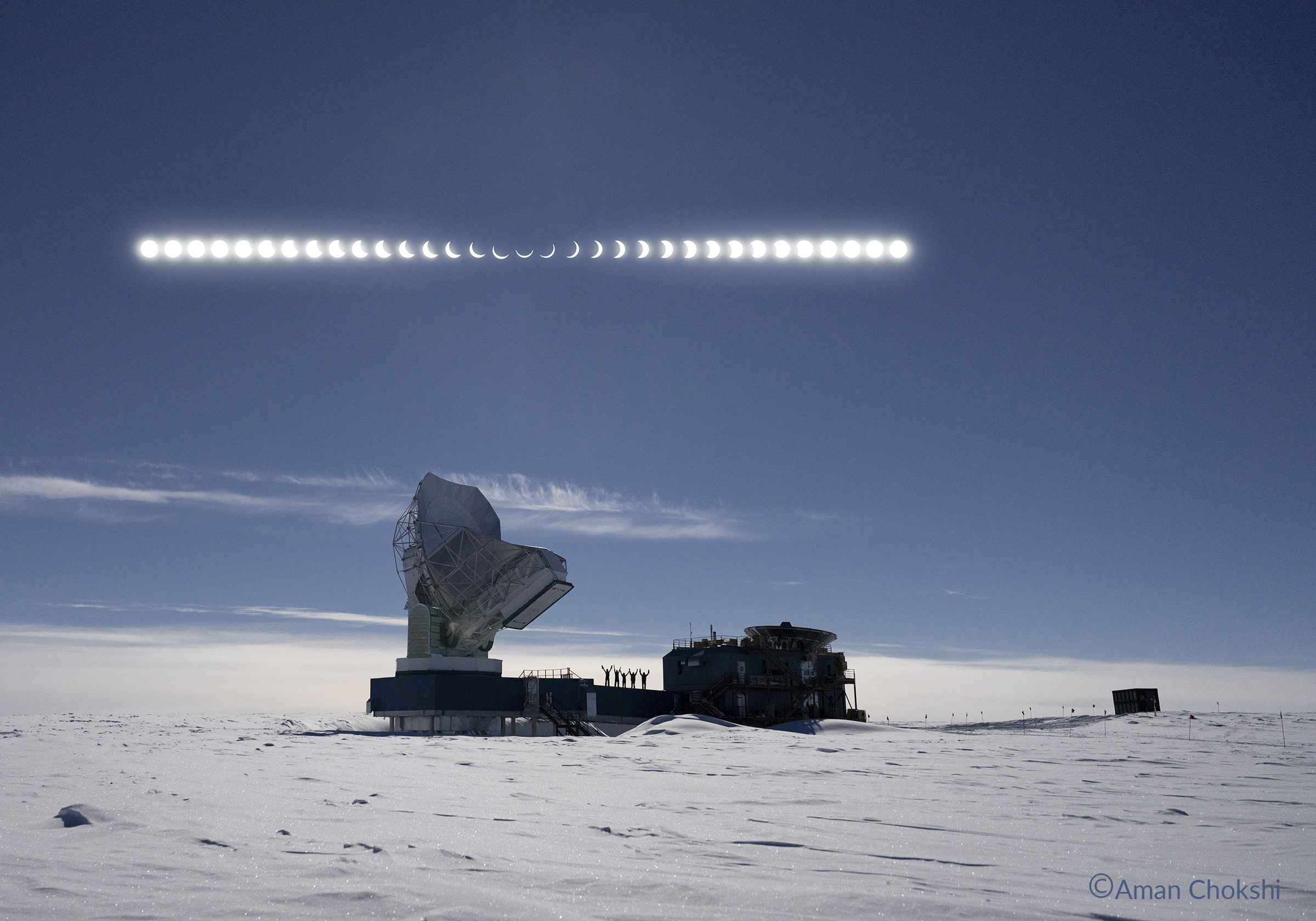 Telescopes at the South Pole